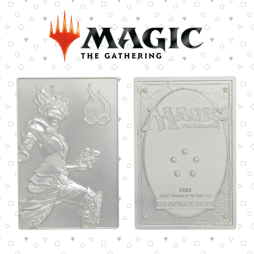 Magic the Gathering Limited Edition .999 Silver Plated Chandra Nalaar Metal Collectible