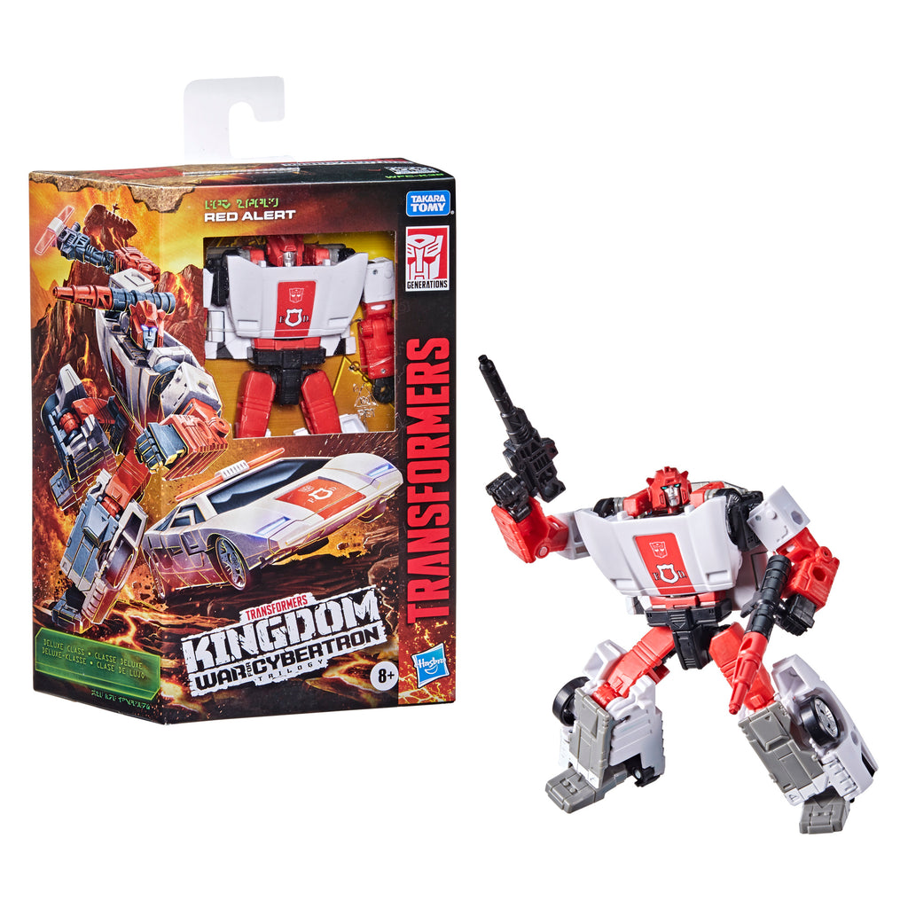 Transformers Generations War for Cybertron: Kingdom Deluxe WFC-K38 Red Alert