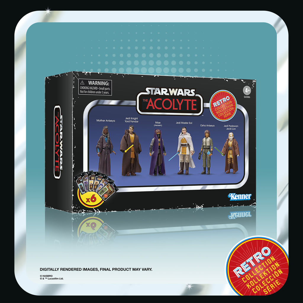 Star Wars Retro Collection Star Wars: The Acolyte Figure Multipack - Presale