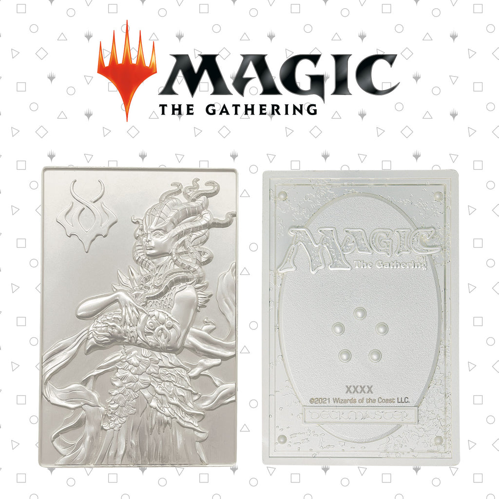 Magic the Gathering Limited Edition .999 Silver Plated Vraska Metal Collectible