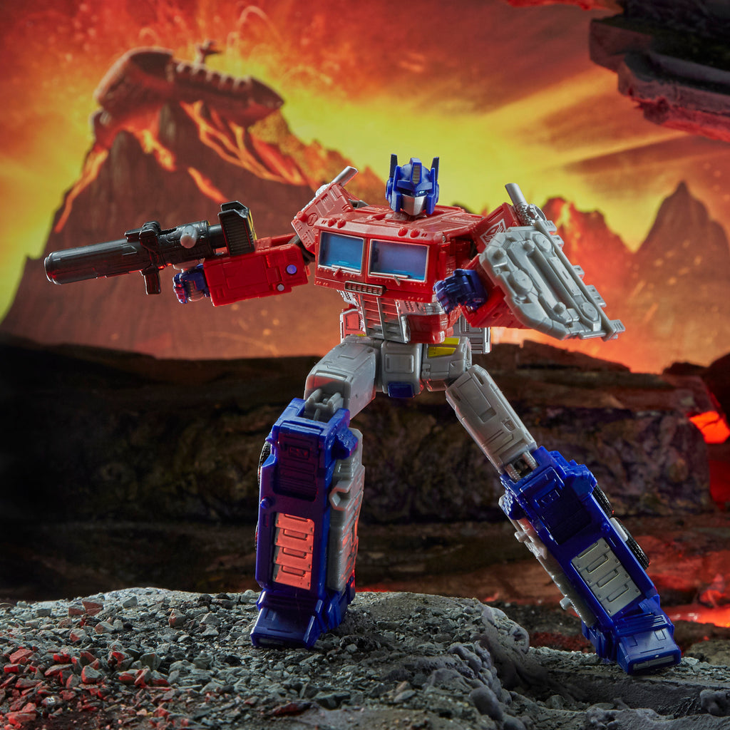 Transformers Generations War for Cybertron: Kingdom Leader WFC-K11 Optimus Prime