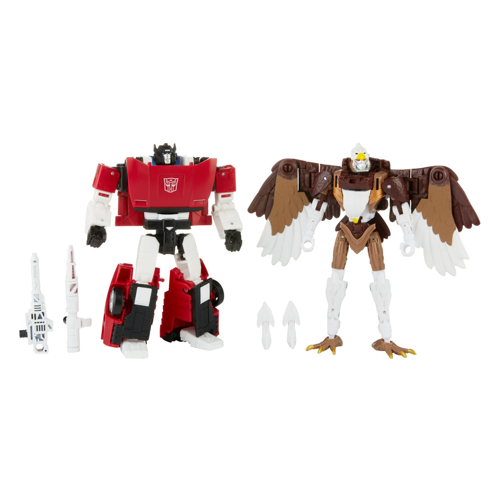 Transformers Generations War for Cybertron: Kingdom Battle Across Time Collection Deluxe WFC-K42 Sideswipe & Maximal Skywarp