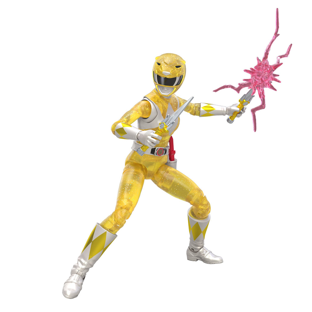 Power Rangers Lightning Collection Mighty Morphin Metallic Yellow Ranger