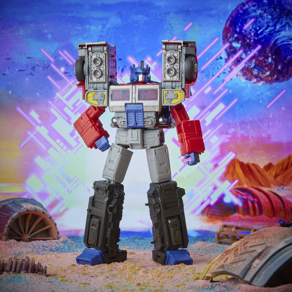 Transformers Generations Legacy Series Leader G2 Universe Laser Optimus Prime